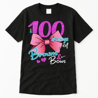 100 Days Of School Brains and Bows Tall T-Shirt
