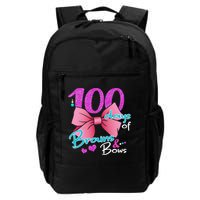 100 Days Of School Brains and Bows Backpack