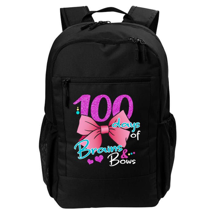 100 Days Of School Brains and Bows Backpack