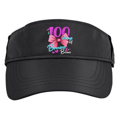 100 Days Of School Brains and Bows Adult Drive Performance Visor