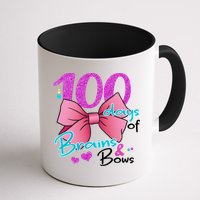 100 Days Of School Brains and Bows Mug