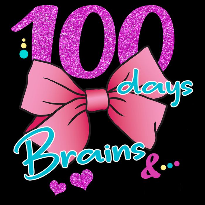 100 Days Of School Brains and Bows Mug