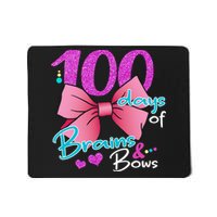 100 Days Of School Brains and Bows Mousepad