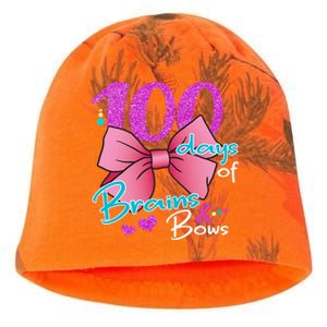 100 Days Of School Brains and Bows Kati - Camo Knit Beanie