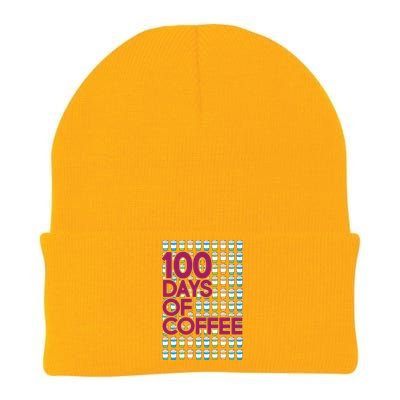 100 Days Of School (Coffee) Knit Cap Winter Beanie