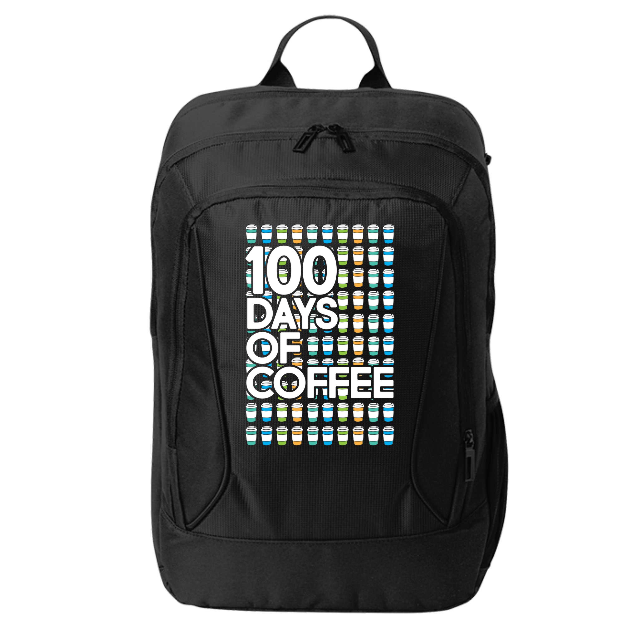 100 Days Of School (Coffee) City Backpack