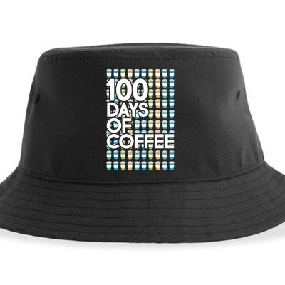 100 Days Of School (Coffee) Sustainable Bucket Hat