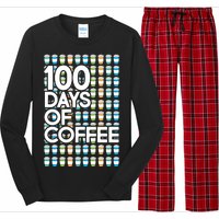 100 Days Of School (Coffee) Long Sleeve Pajama Set