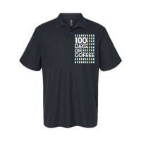 100 Days Of School (Coffee) Softstyle Adult Sport Polo