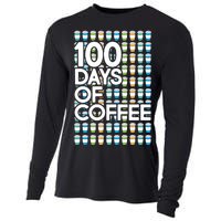 100 Days Of School (Coffee) Cooling Performance Long Sleeve Crew