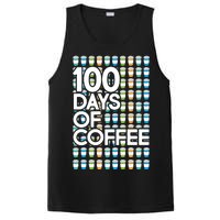 100 Days Of School (Coffee) PosiCharge Competitor Tank