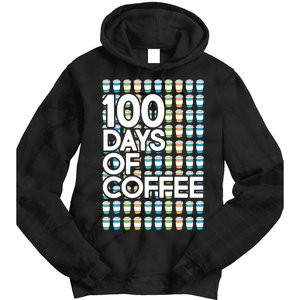 100 Days Of School (Coffee) Tie Dye Hoodie