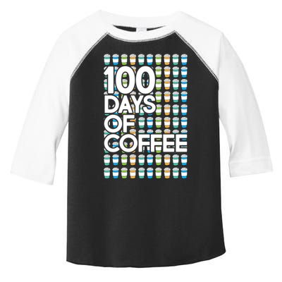 100 Days Of School (Coffee) Toddler Fine Jersey T-Shirt