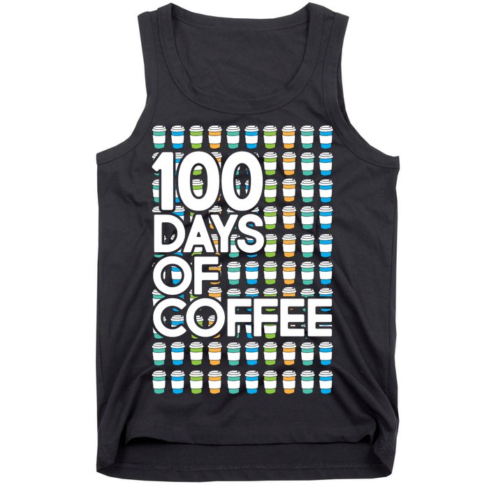 100 Days Of School (Coffee) Tank Top