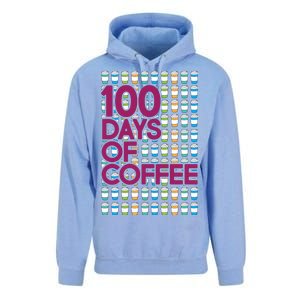 100 Days Of School (Coffee) Unisex Surf Hoodie