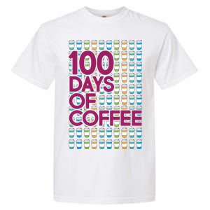 100 Days Of School (Coffee) Garment-Dyed Heavyweight T-Shirt