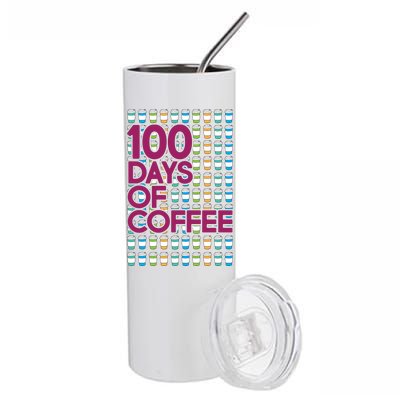 100 Days Of School (Coffee) Stainless Steel Tumbler