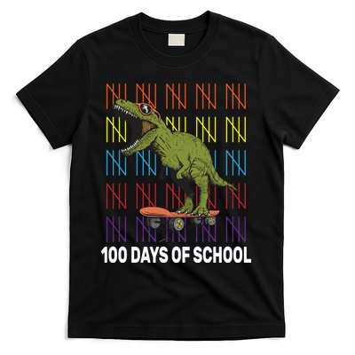 100 Days of School Cool Dinosaur T-Shirt