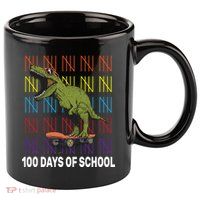 100 Days of School Cool Dinosaur 11oz C Handle Ceramic Mug