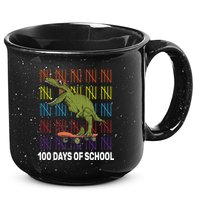 100 Days of School Cool Dinosaur 15oz Campfire Ceramic Mug