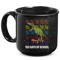 100 Days of School Cool Dinosaur 15oz Campfire Ceramic Mug