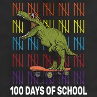 100 Days of School Cool Dinosaur 15oz Campfire Ceramic Mug