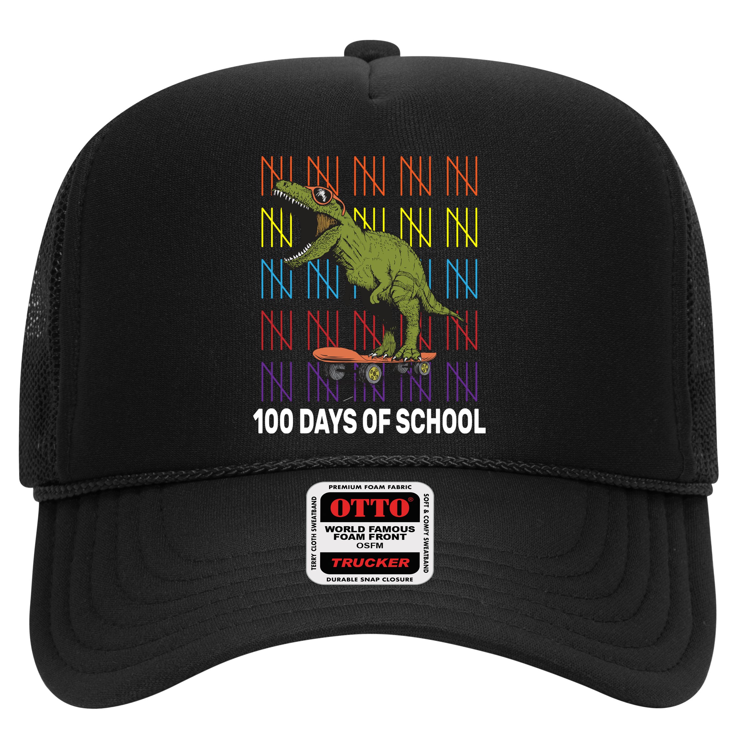 100 Days of School Cool Dinosaur Hat