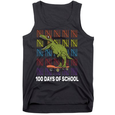 100 Days of School Cool Dinosaur Tank Top