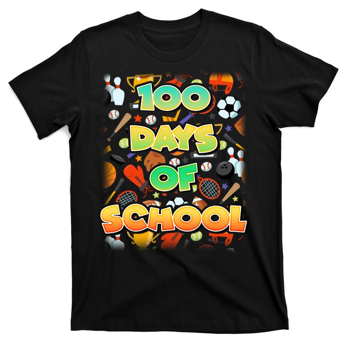 100 Days Of School Sports T-Shirt