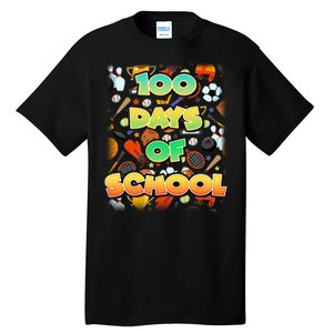 100 Days Of School Sports Tall T-Shirt