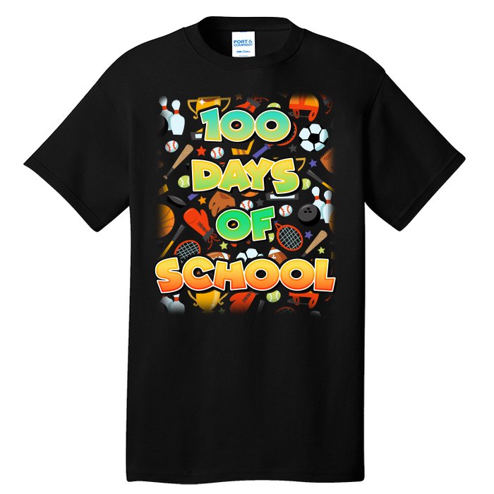 100 Days Of School Sports Tall T-Shirt