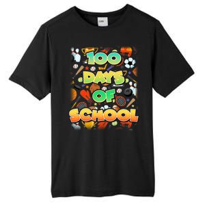 100 Days Of School Sports Tall Fusion ChromaSoft Performance T-Shirt