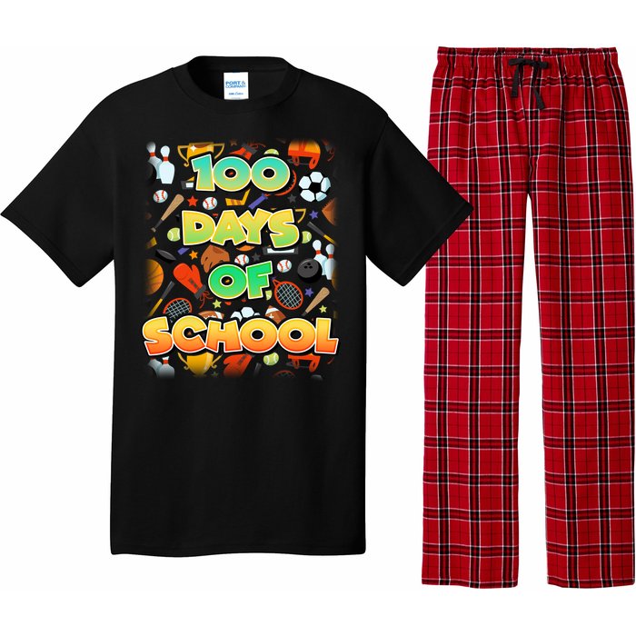 100 Days Of School Sports Pajama Set