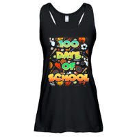 100 Days Of School Sports Ladies Essential Flowy Tank