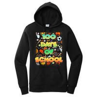 100 Days Of School Sports Women's Pullover Hoodie