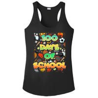 100 Days Of School Sports Ladies PosiCharge Competitor Racerback Tank