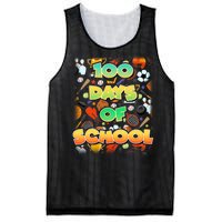 100 Days Of School Sports Mesh Reversible Basketball Jersey Tank