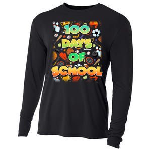 100 Days Of School Sports Cooling Performance Long Sleeve Crew