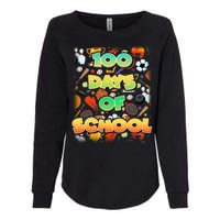 100 Days Of School Sports Womens California Wash Sweatshirt