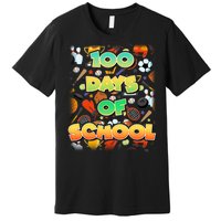 100 Days Of School Sports Premium T-Shirt