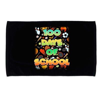 100 Days Of School Sports Microfiber Hand Towel