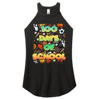 100 Days Of School Sports Women's Perfect Tri Rocker Tank