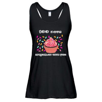 100 Days Of School Sprinkled With Fun Ladies Essential Flowy Tank