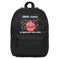 100 Days Of School Sprinkled With Fun 16 in Basic Backpack