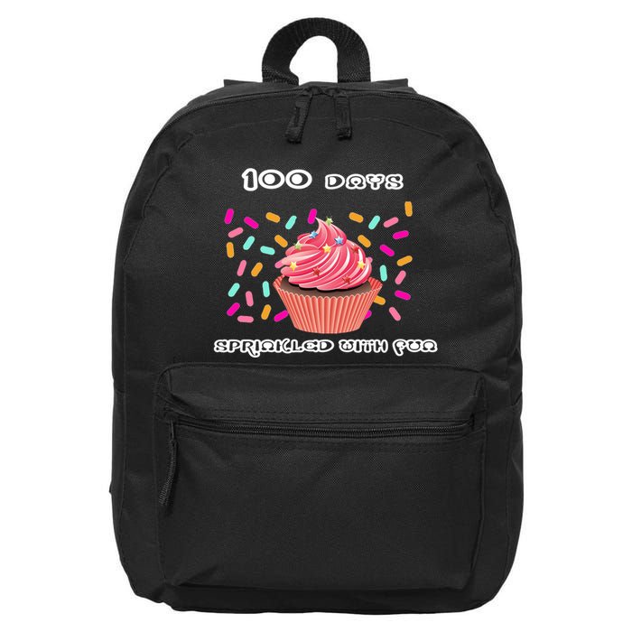 100 Days Of School Sprinkled With Fun 16 in Basic Backpack