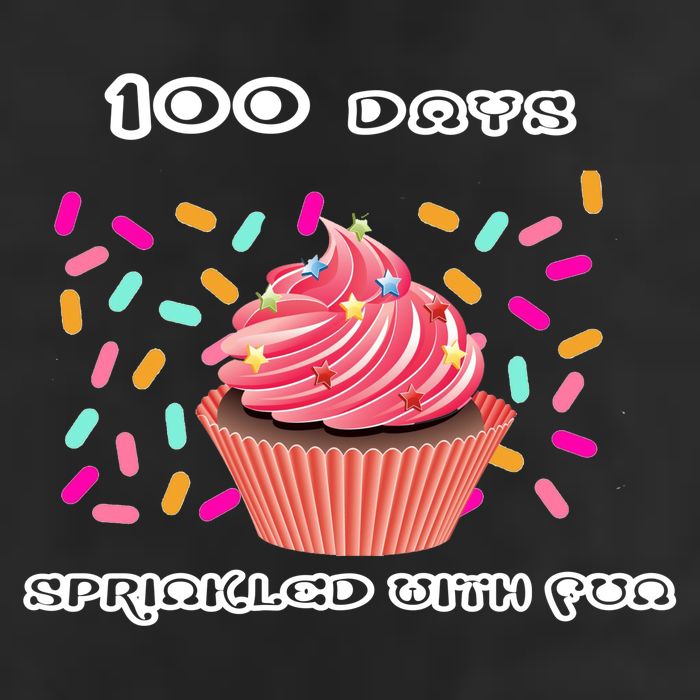 100 Days Of School Sprinkled With Fun Golf Towel
