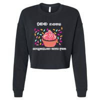 100 Days Of School Sprinkled With Fun Cropped Pullover Crew