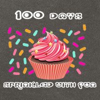 100 Days Of School Sprinkled With Fun Cotton Canvas Backpack
