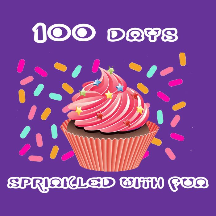 100 Days Of School Sprinkled With Fun Mesh Reversible Basketball Jersey Tank