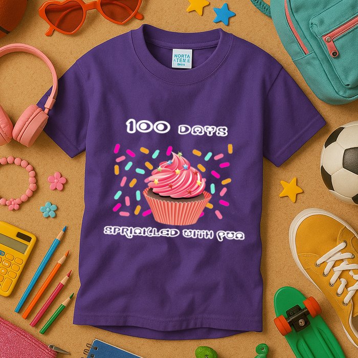 100 Days Of School Sprinkled With Fun Kids T-Shirt